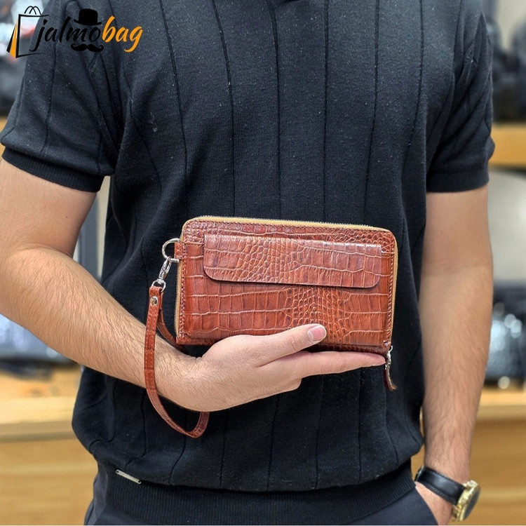 کیف دستی دوشی(شوزبگ) چرم طبیعی کد 3248
