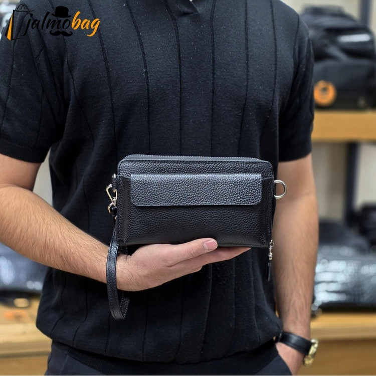 کیف دستی دوشی(شوزبگ) چرم طبیعی کد 3248