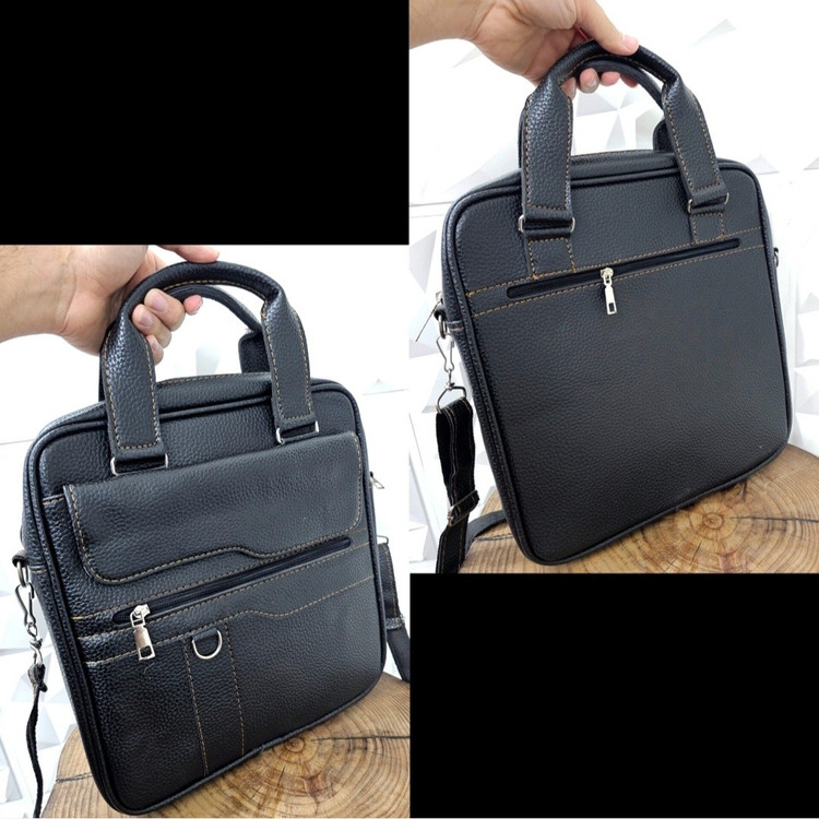 کیف اداری لپتاپی چرمی حلقه دار ایستاده کد 6022