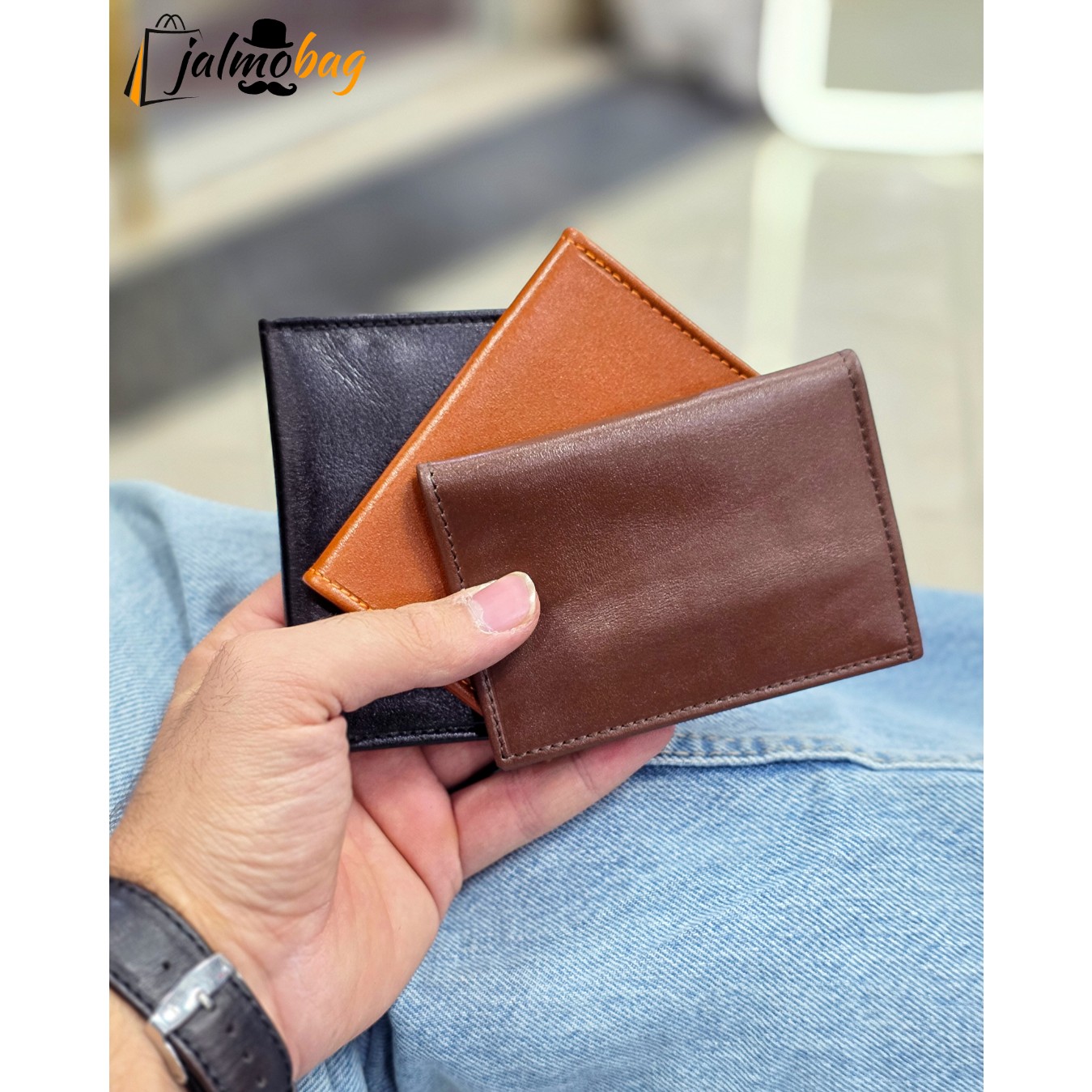 جاکارتی چرم طبیعی برگی کد 3264