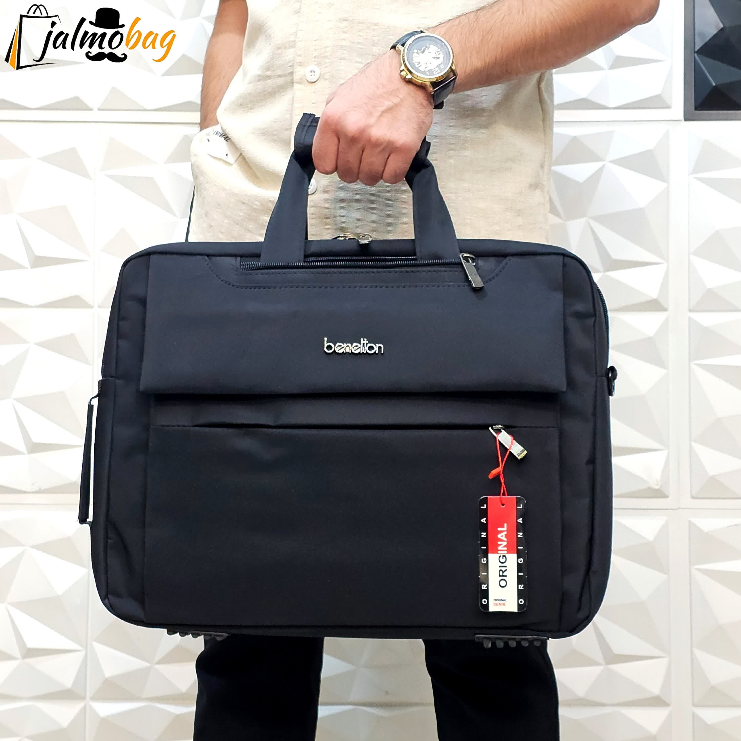 کیف اداری لپتاپی 3 کاره بنلتون  benelton  کد 6042