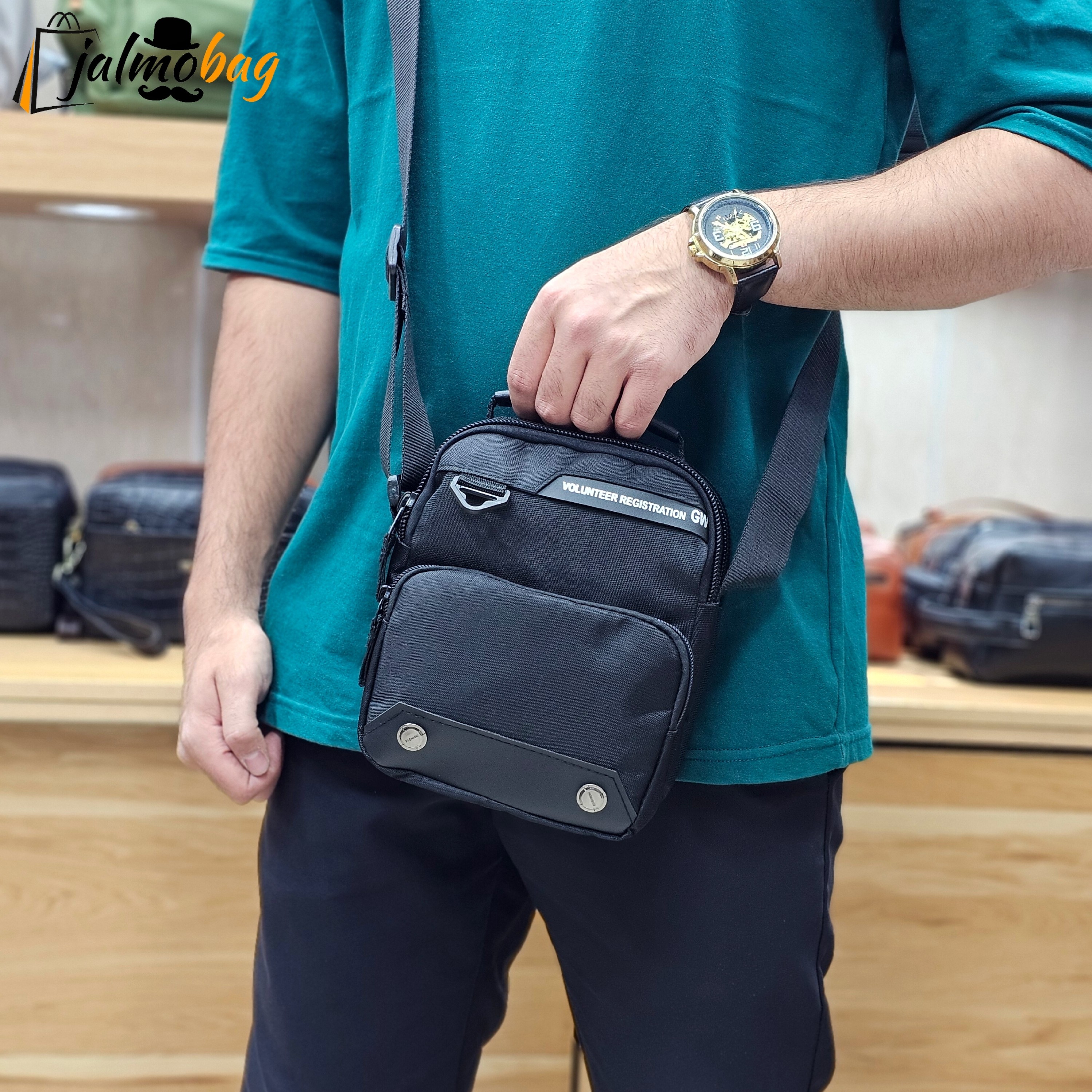 کیف دوشی مردانه برزنتی اعلاء کد 2056