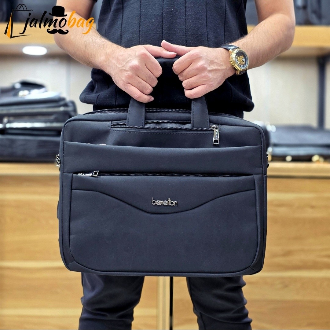 کیف اداری لپتاپی 3 کاره بنلتون benelton کد 6040