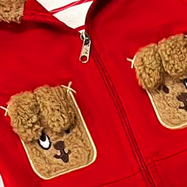 ست 3 تکه لباس نوزادی مدل Happy Dog کد Ge3
