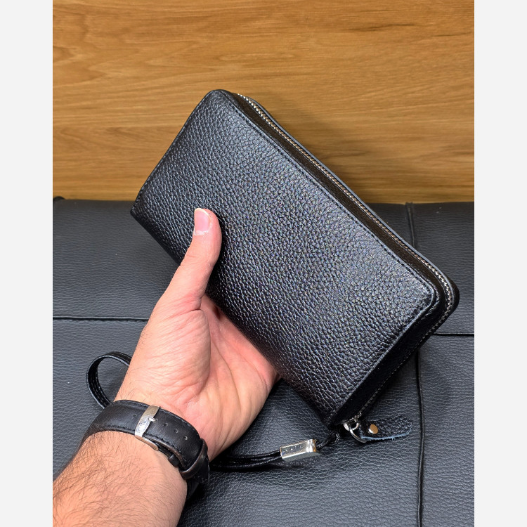 کیف دستی پاسپورتی چرم طبیعی ظفر کد 3222