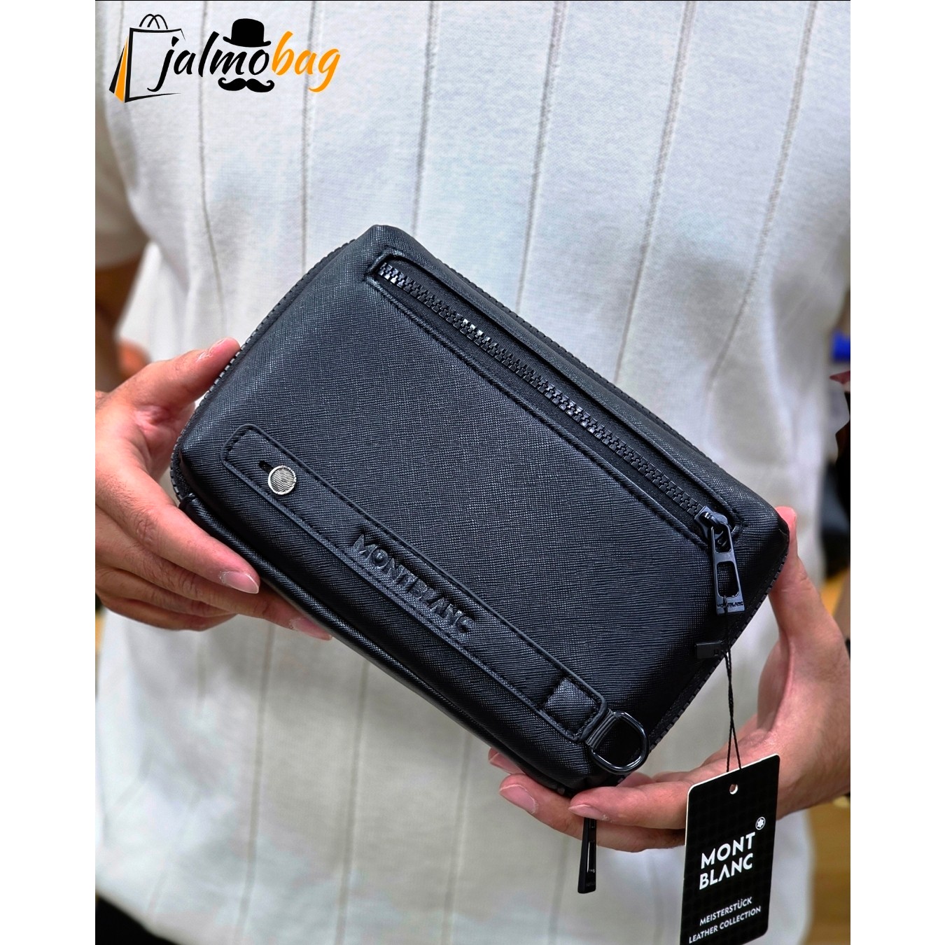 کیف دستی پاسپورتی مونت بلانک (MONTBLANC) کد 3268
