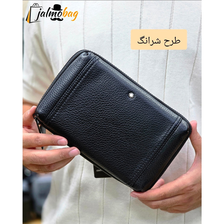 کیف دستی پاسپورتی مونت بلانک (MONTBLANC) کد 3268