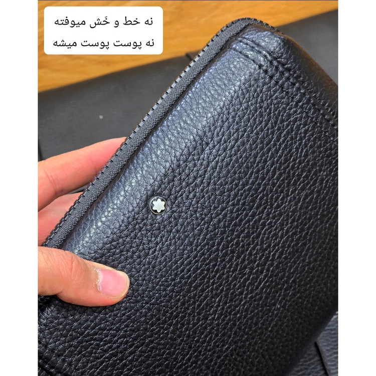 کیف دستی پاسپورتی مونت بلانک (MONTBLANC) کد 3268