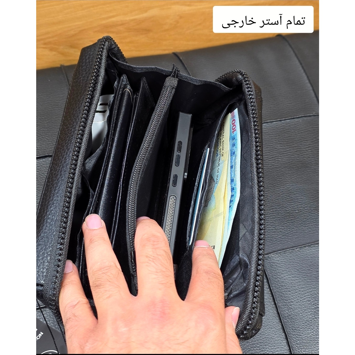 کیف دستی پاسپورتی مونت بلانک (MONTBLANC) کد 3268