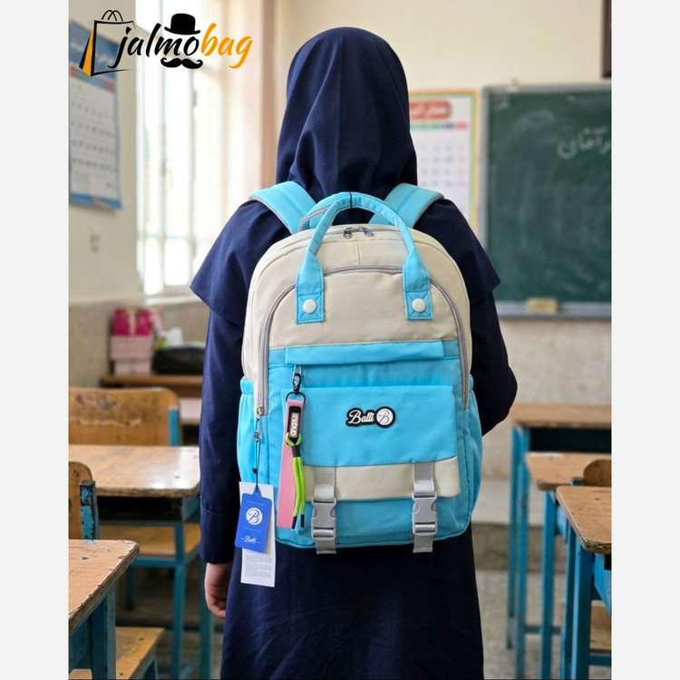 کوله پشتی دستهدار رنگی کد 4412