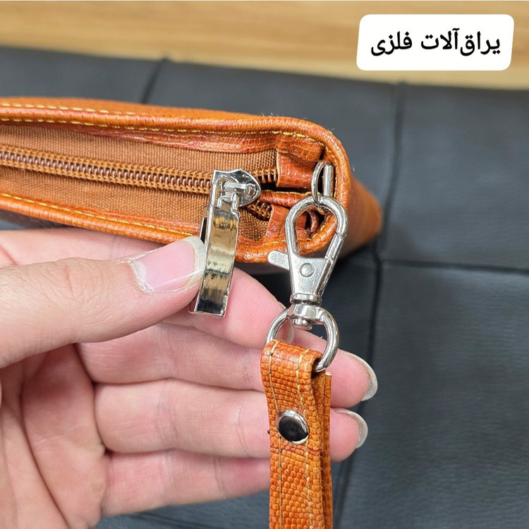 کیف دسته چک چرم طبیعی (کیف پول) کد 3084