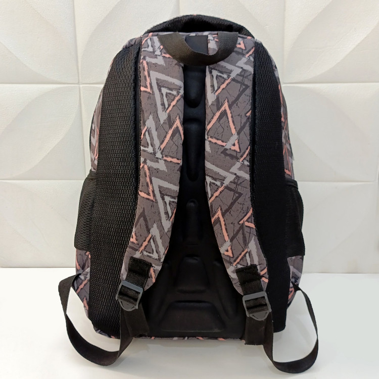 کیف مدرسه دخترانه مثلث طوسی Gray triangle باجامدادی