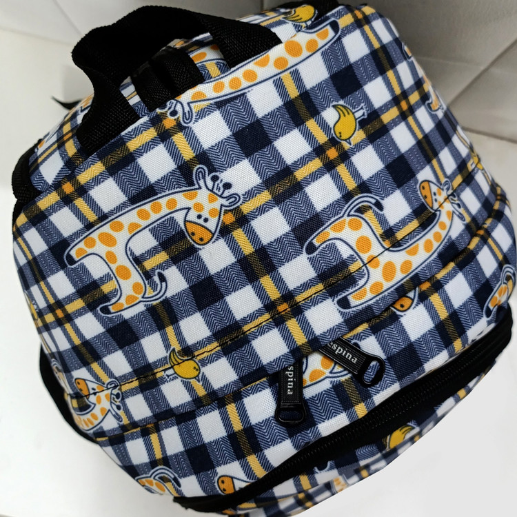 کیف مدرسه دخترانه مدل زرافه giraffe با جامدادی (برند رسپینا)