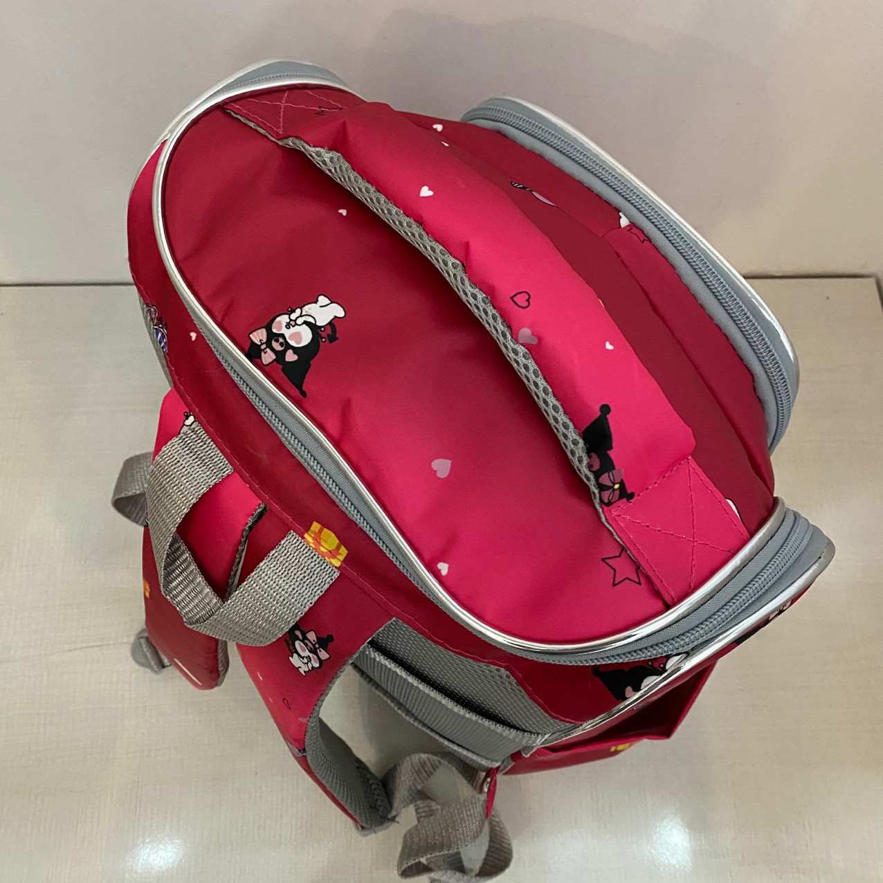 کیف مدرسه کرومی صندوقی،کیفیت عالی(پس کرایه)