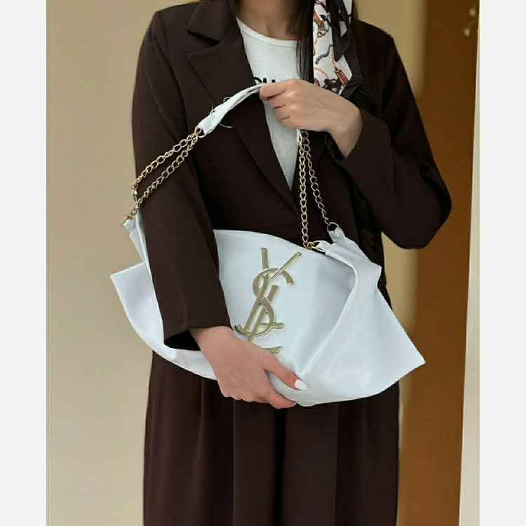 کیف زنانه مجلسی مدل YSL بند زنجیری