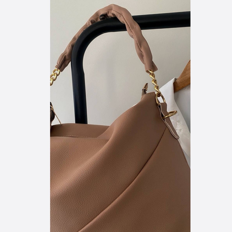 کیف چرم زنانه مدل نارین دستی و دوشی