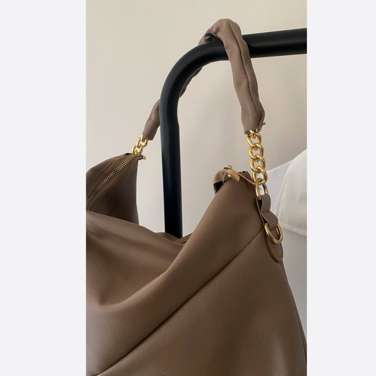 کیف چرم زنانه مدل نارین دستی و دوشی