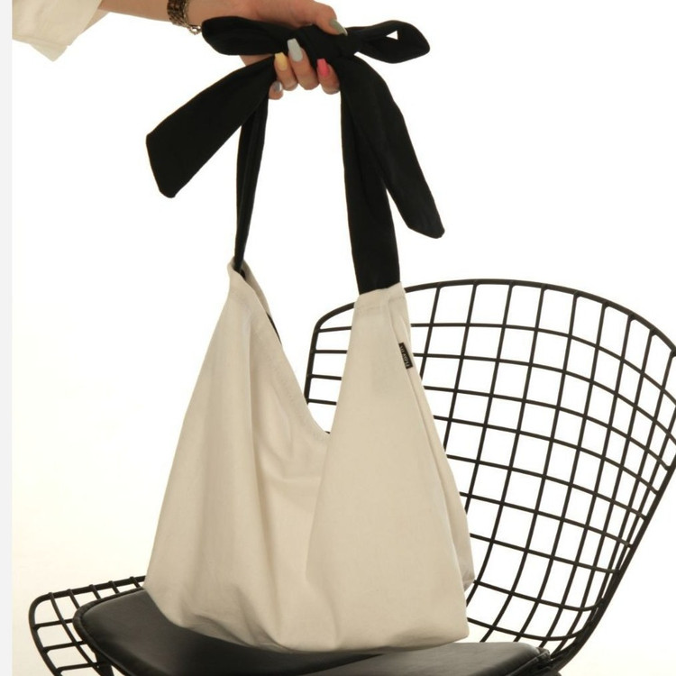 کیف پارچه ای گره ای مینیمال