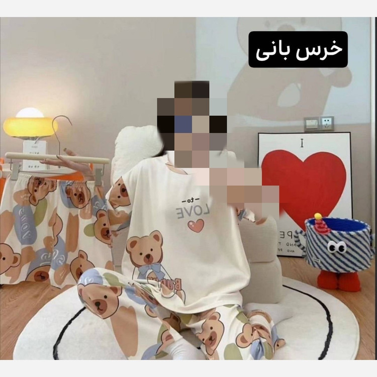 3 تیکه راحتی شیک و جذاب زنانه فری سایز از سایز 36 تا 48 رنگبندی شیک و خوشگل