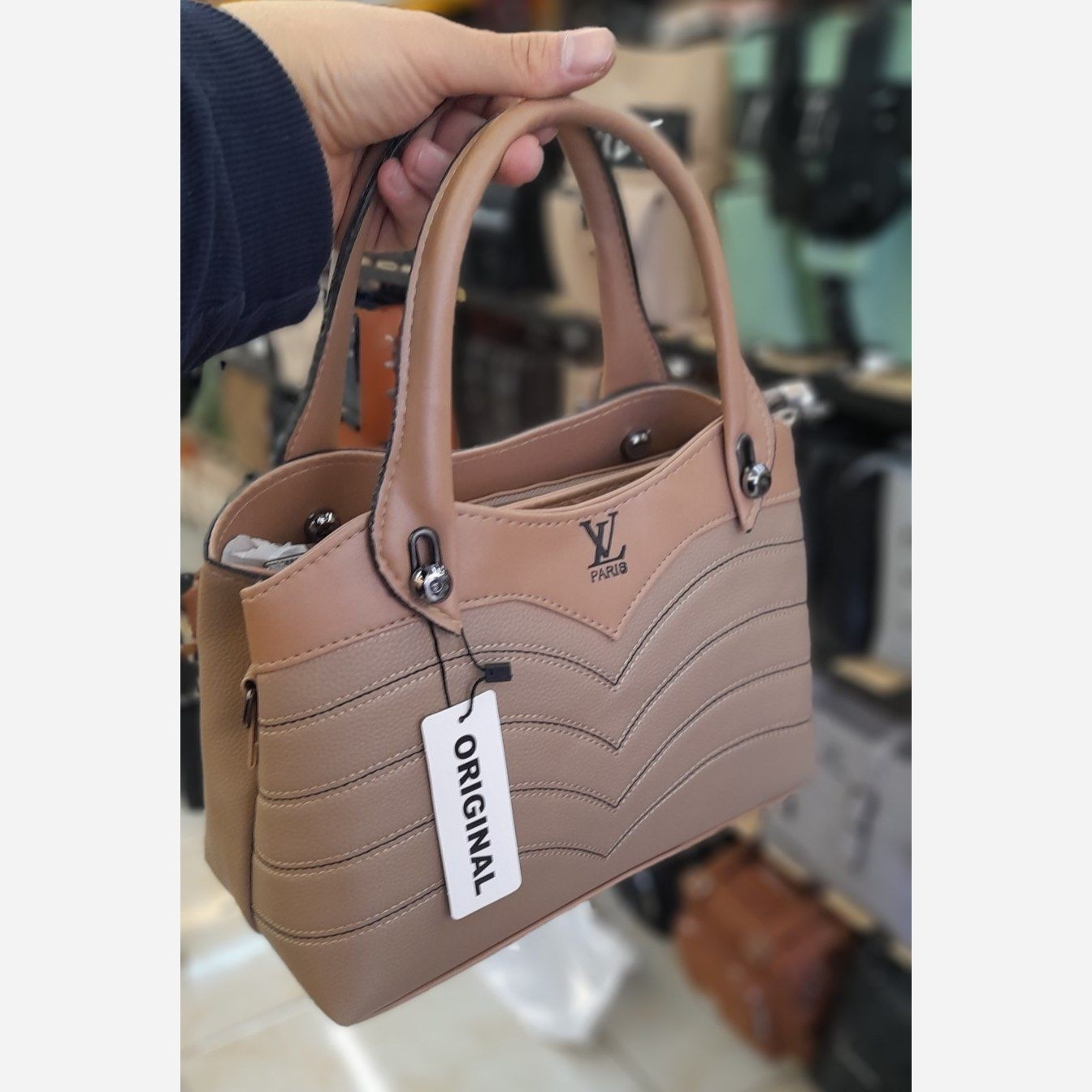 کیف دو خونه شرانگ خارجی LV شیک و مجلسی زنانه