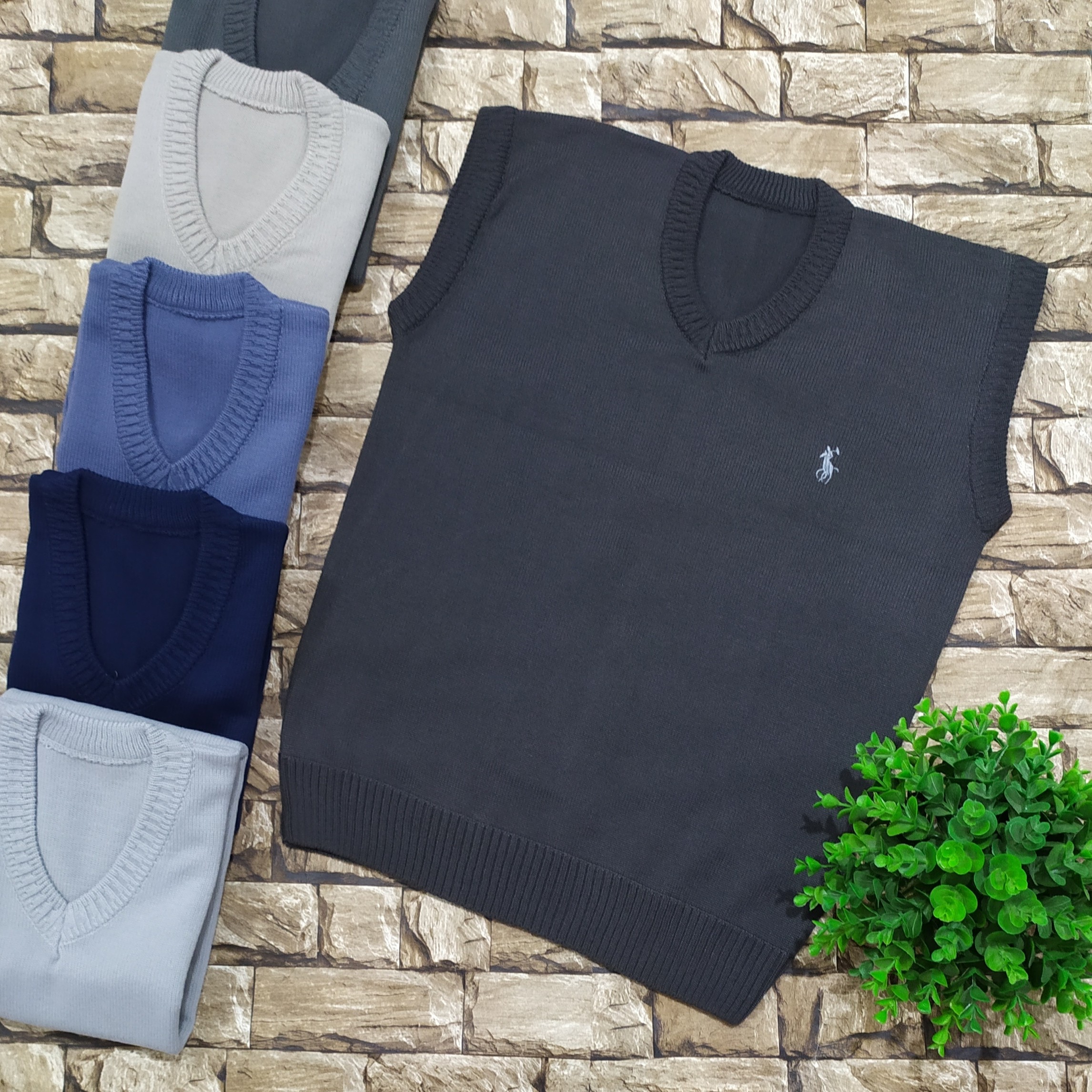 ژیله بافت یقه هفت شیک و جذاب مردانه فری سایز L XL 2XL مناسب از وزن 55 کیلو تا 90 کیلو