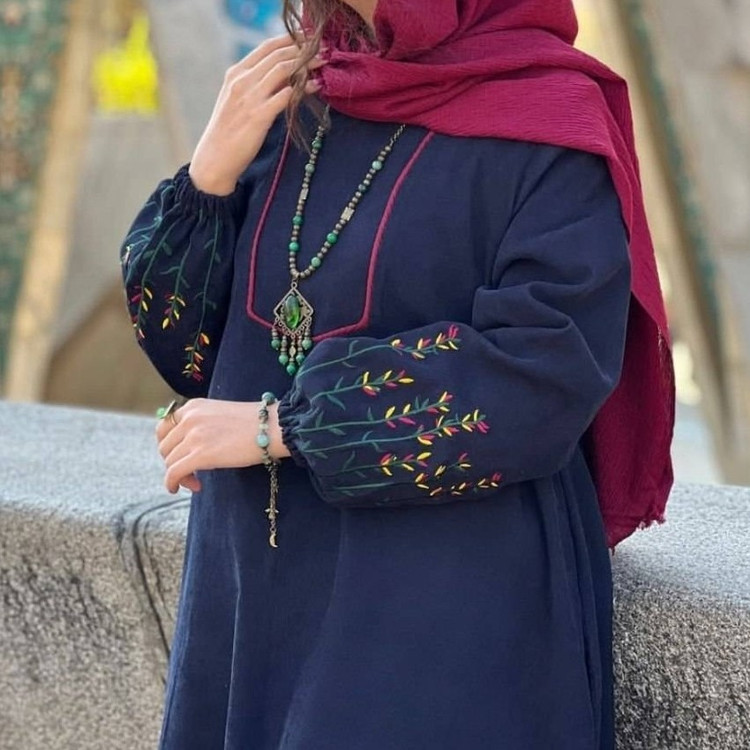 کفتان گلدوزی شیک و جذاب زنانه از سایز 44 تا 50