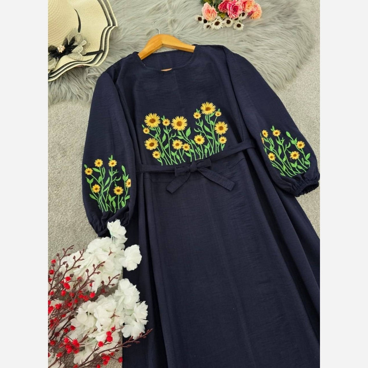 کفتان گلدوزی شیک و جذاب زنانه از فری سایز44 تا 50