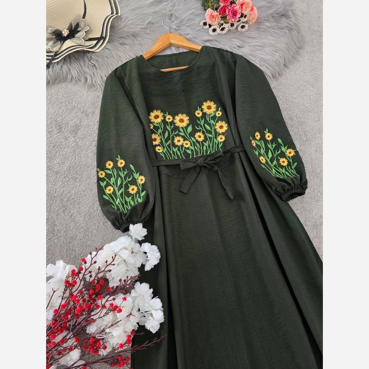 کفتان گلدوزی شیک و جذاب زنانه از فری سایز44 تا 50