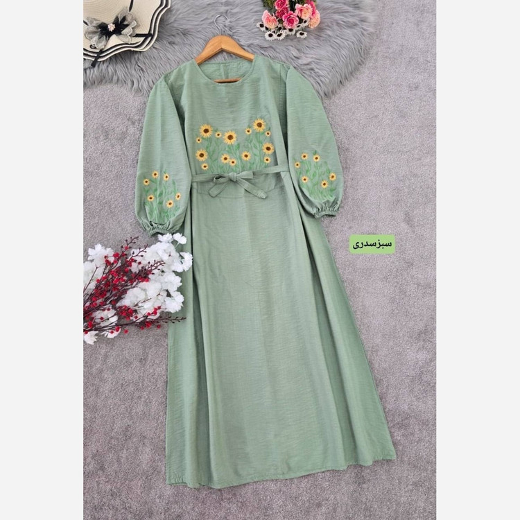 کفتان گلدوزی شیک و جذاب زنانه از فری سایز44 تا 50