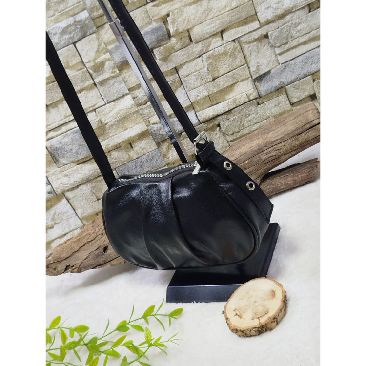 کیف زنانه چروک دسته پانچی