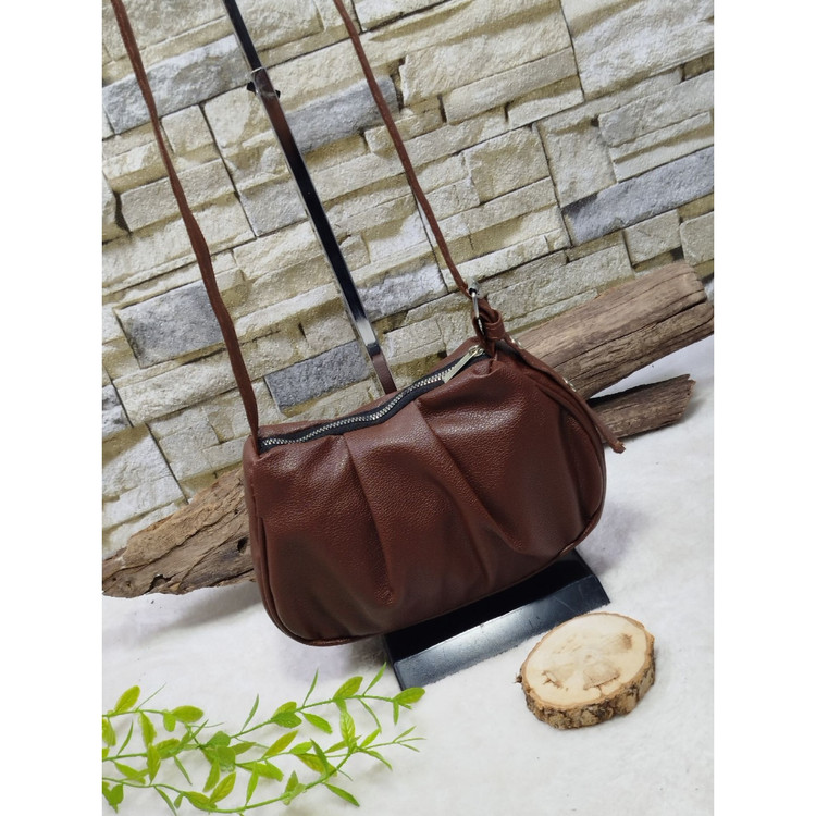 کیف زنانه چروک دسته پانچی