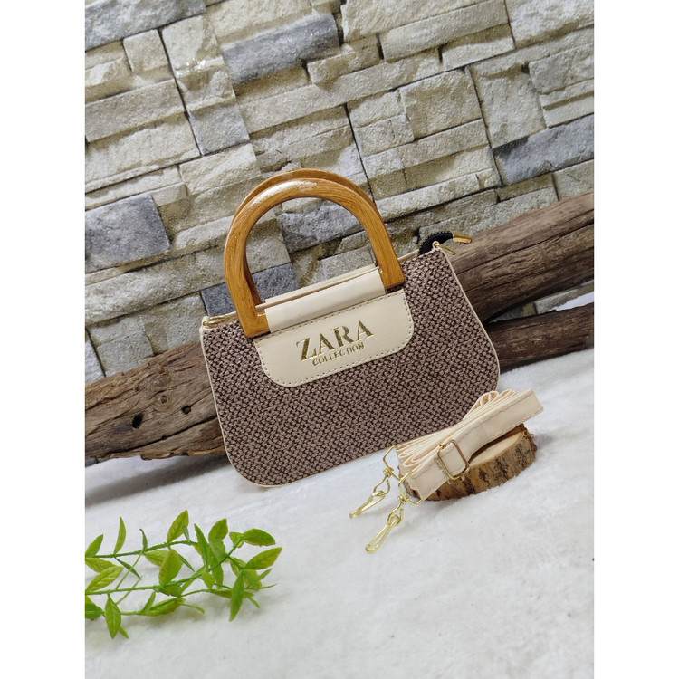 کیف زنانه دسته چوبی