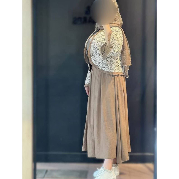 کت دامن چین دار