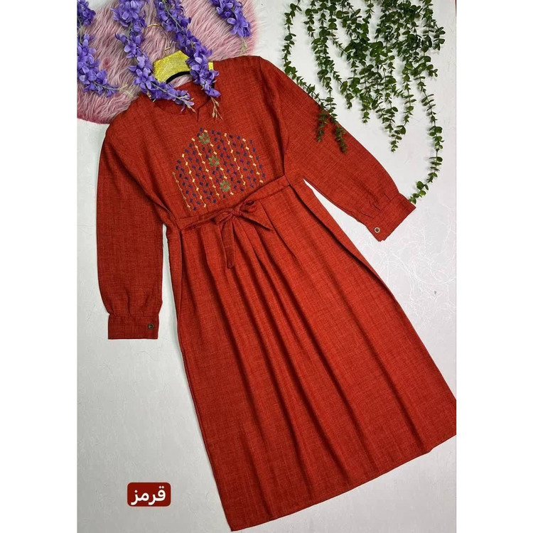 پیراهن گلدوزی شیرین