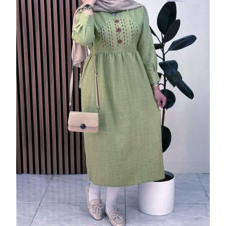 پیراهن گلدوزی شیرین