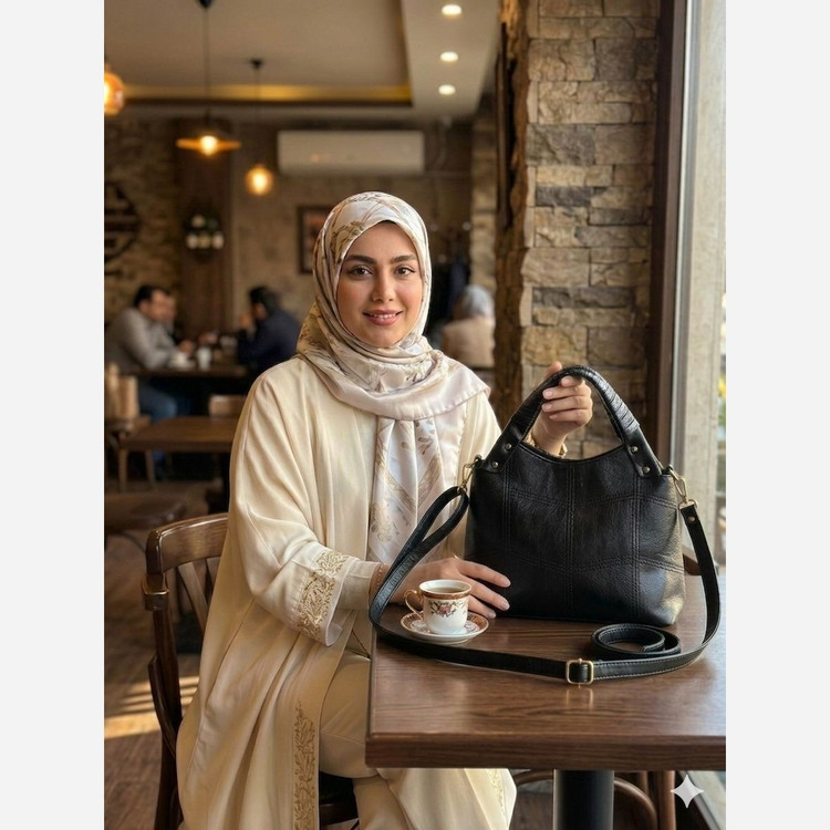 کیف زنانه دسته بافتنی