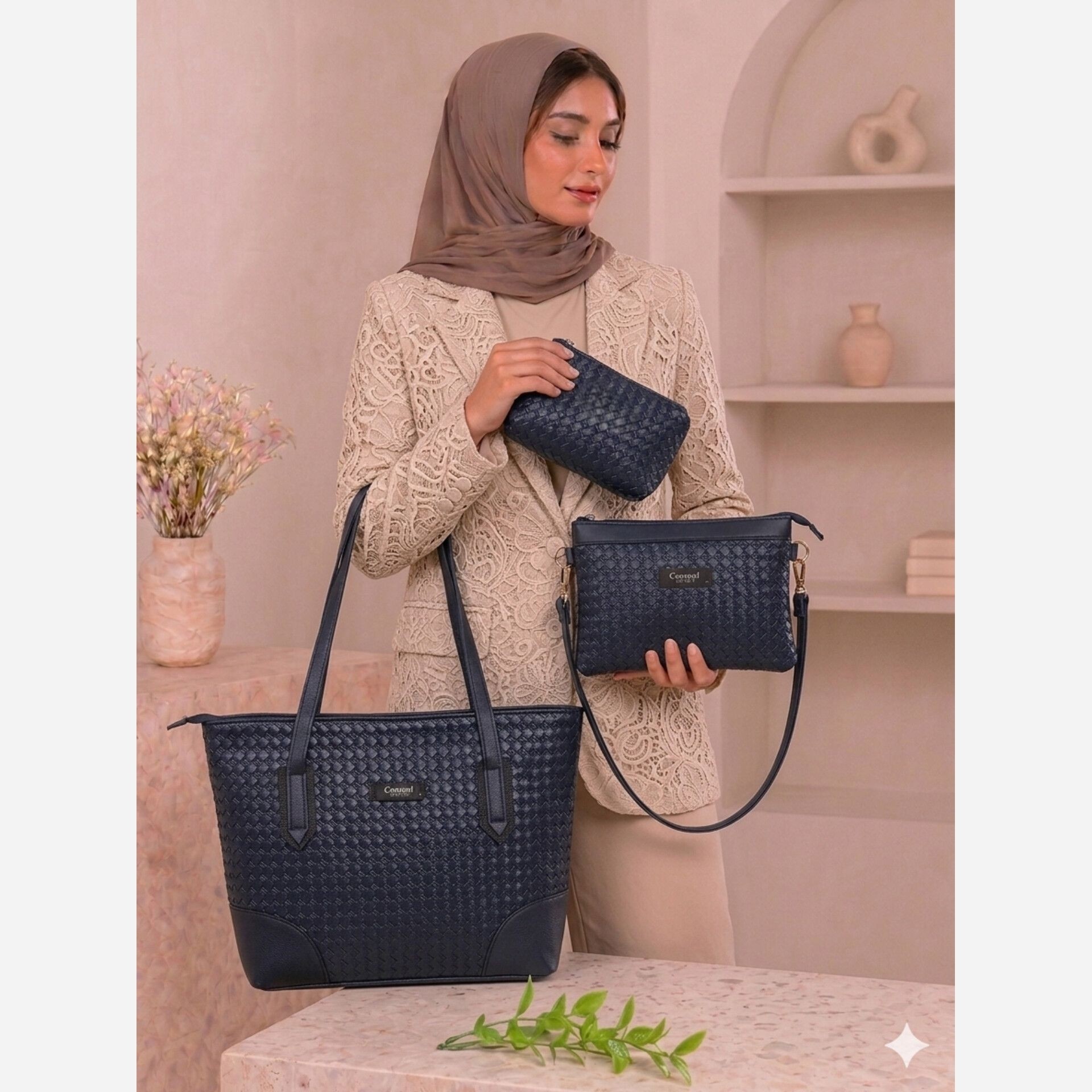 کیف زنانه سه تیکه