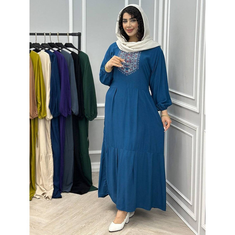 پیراهن ساحلی گلدوخت