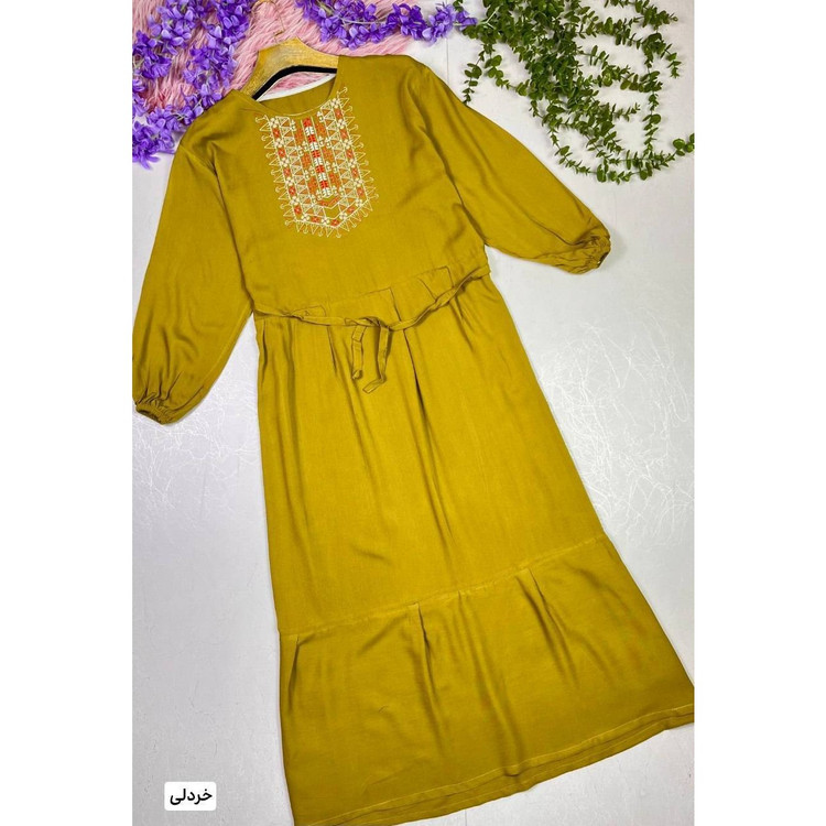 پیراهن ساحلی گلدوخت