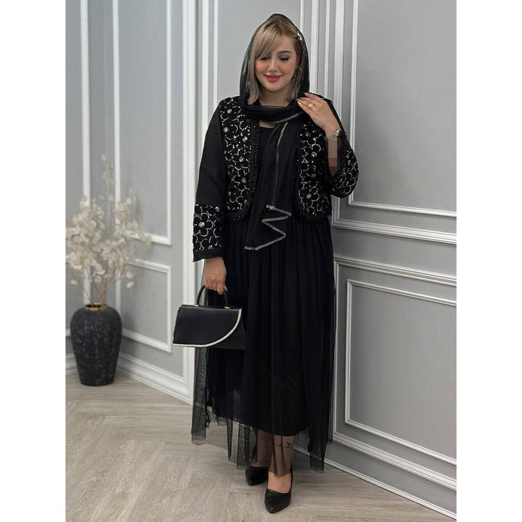 ست سه تیکه کت دامن و شال