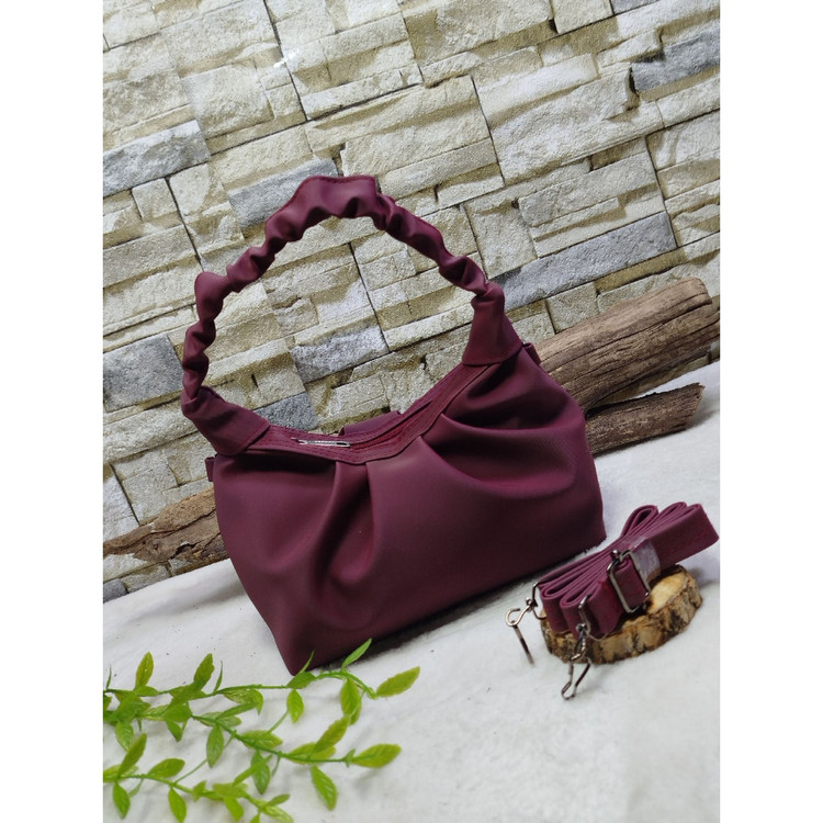 کیف پلیسه دسته چروک