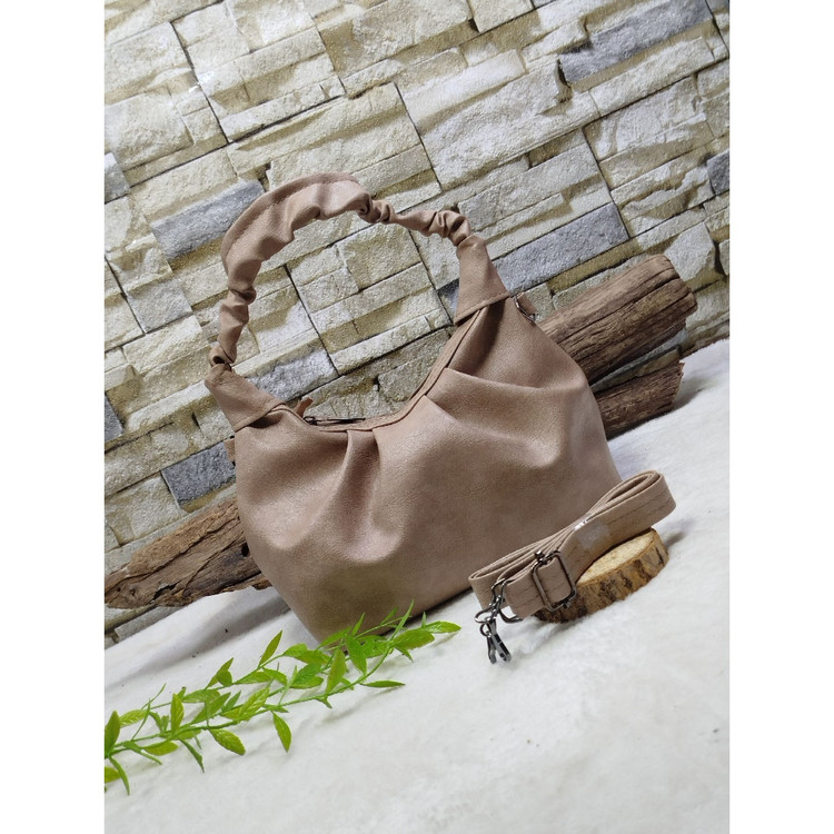 کیف پلیسه دسته چروک