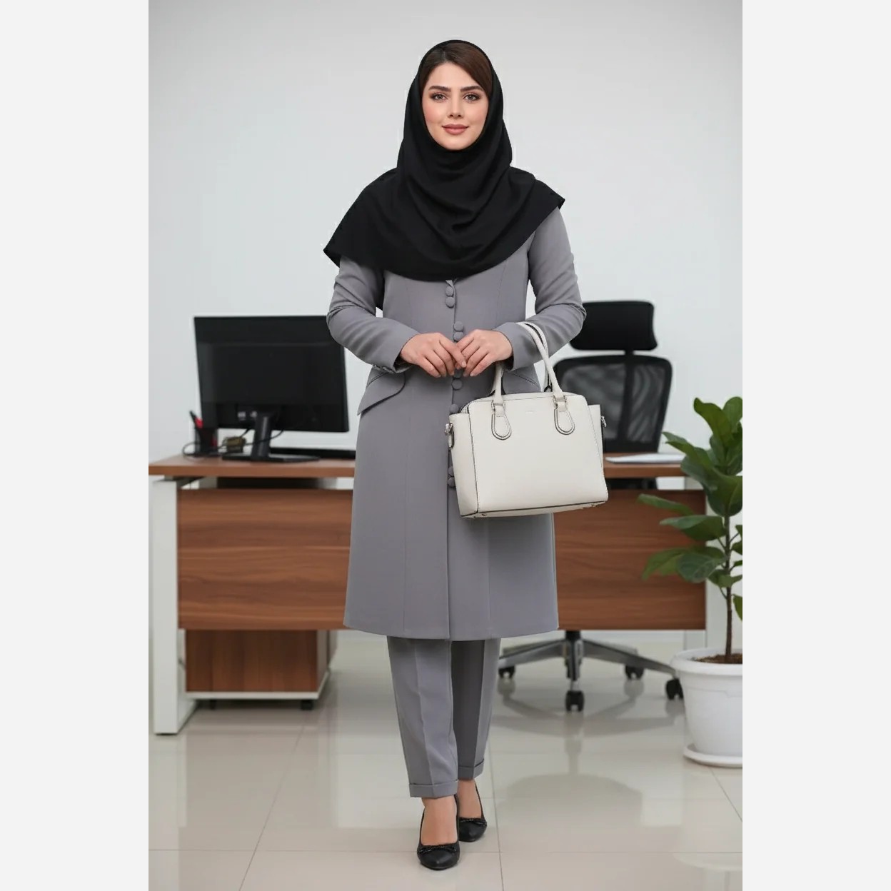 مانتو شلوار متد ترک تنخور عالی تصویر واقعی