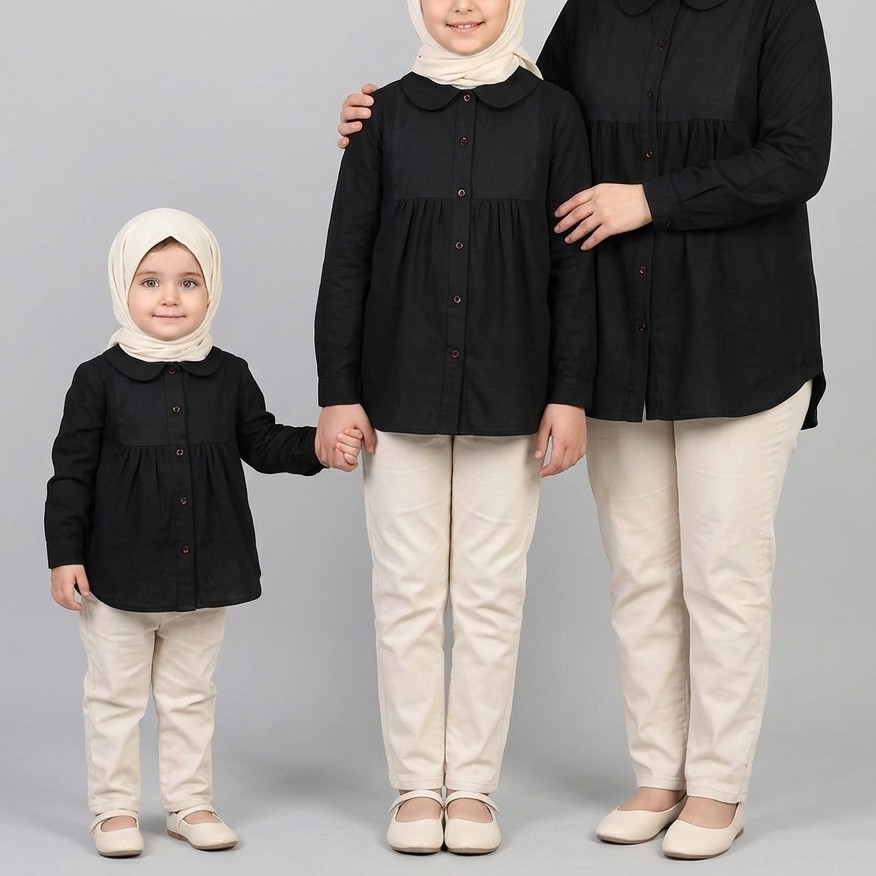 تونیک مشکی بچگانه تا زنانه