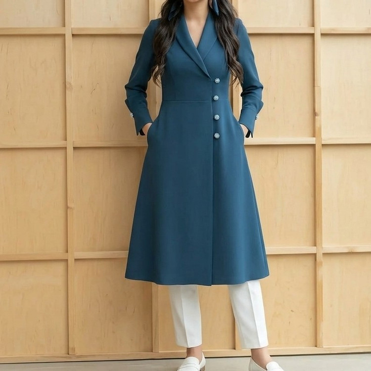 مانتو زنانه سایز 36 تا 60 رنگبندی