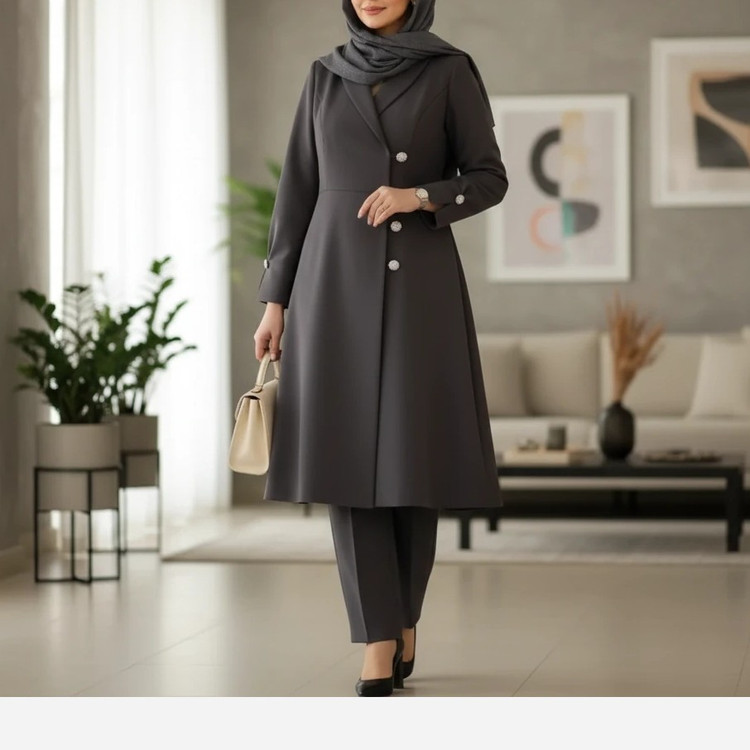 مانتو زنانه سایز 36 تا 60 رنگبندی