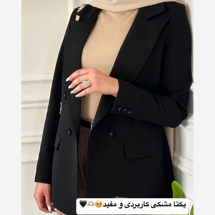کت زنانه رنگبندی سایز 36 تا60 مزونی