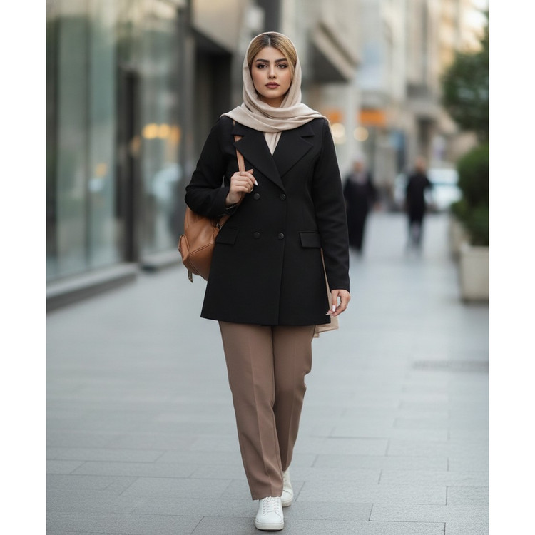کت و شلوار زنانه رسمی مانتو کتی سایز 36 تا 60