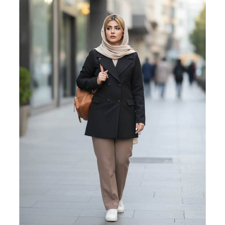 کت و شلوار زنانه رسمی مانتو کتی سایز 36 تا 60