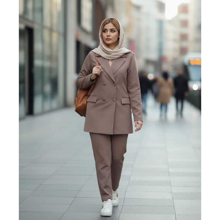 کت و شلوار زنانه رسمی مانتو کتی سایز 36 تا 60
